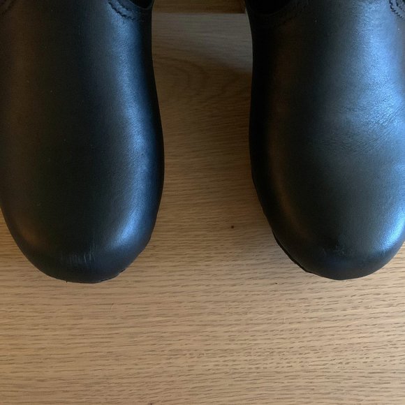 No.6 5" Shearling Clog Boot Mid Heel Suede Size 7 - Picture 8 of 13